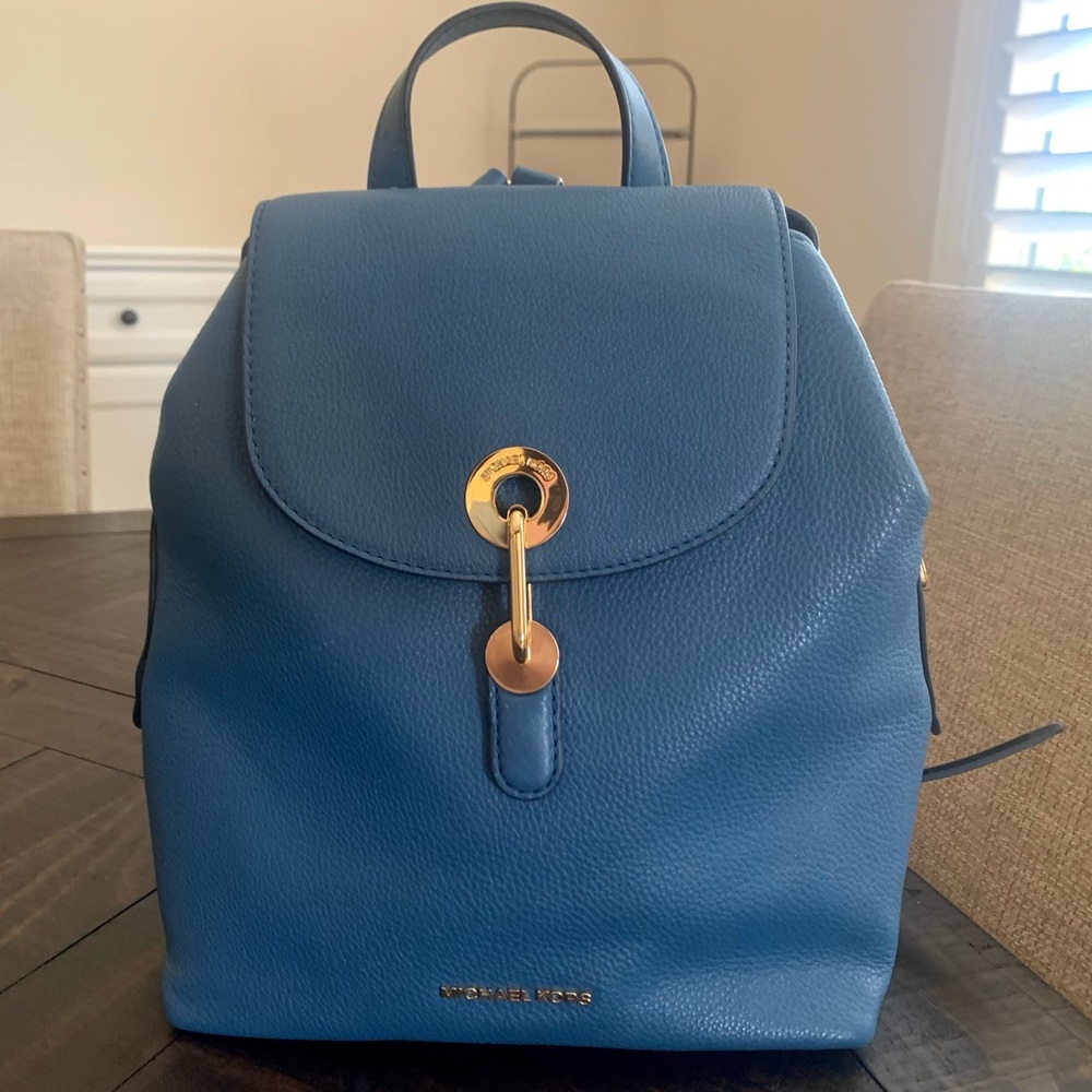 Michael Kors Medium Raven backpack in Chambray